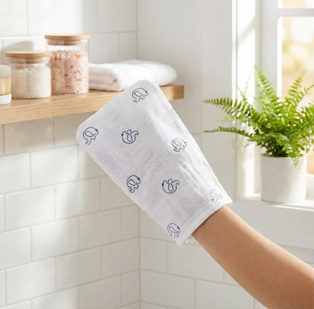 Bath Wash Mitts – Set of 3